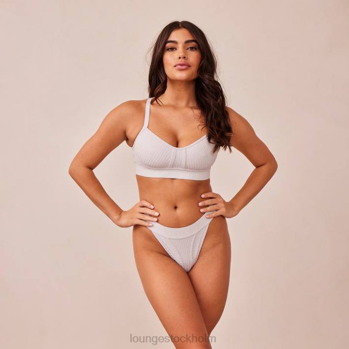 Lounge kvinnor grå underkläder FP6J177 bar bh & string set