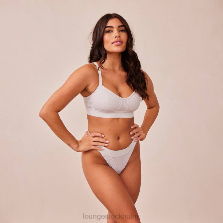 Lounge kvinnor grå underkläder FP6J177 bar bh & string set