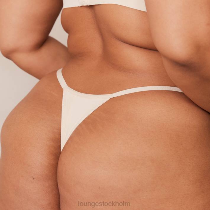 Lounge kvinnor latte underkläder FP6J228 lätt t-shirt med t-shirt utan tråd och stringtrosa/kalsonger