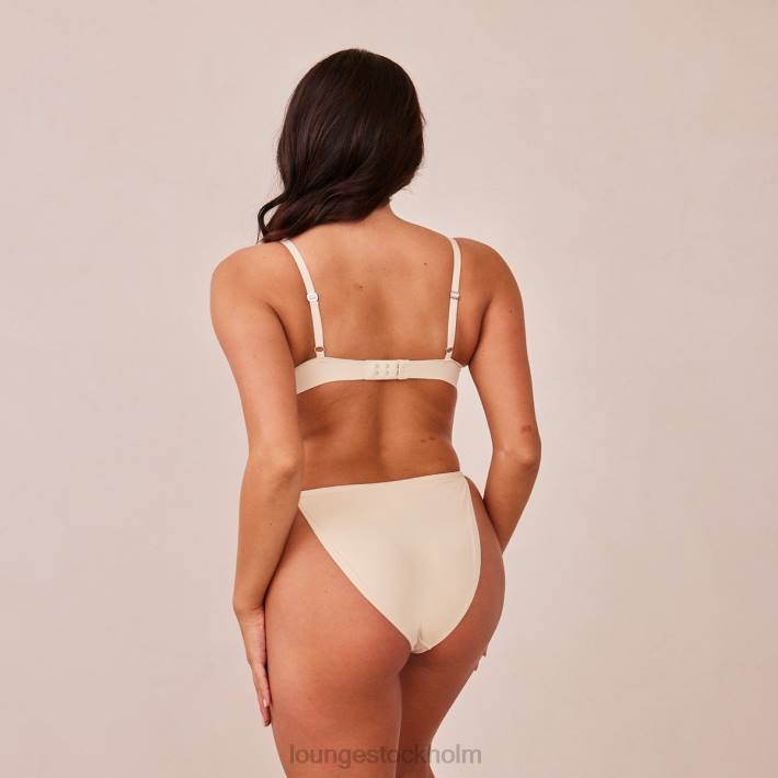 Lounge kvinnor latte underkläder FP6J228 lätt t-shirt med t-shirt utan tråd och stringtrosa/kalsonger