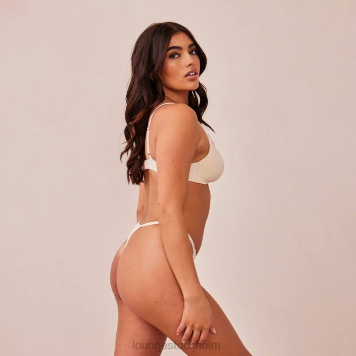 Lounge kvinnor latte underkläder FP6J228 lätt t-shirt med t-shirt utan tråd och stringtrosa/kalsonger