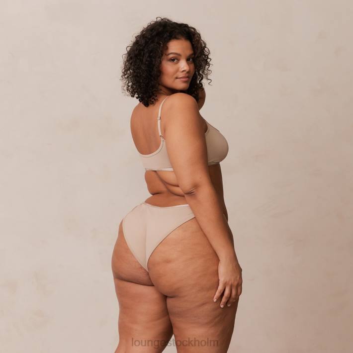 Lounge kvinnor mink underkläder FP6J180 oumbärlig bralette & stringtrosa/trosa