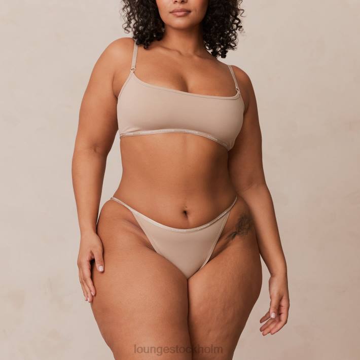 Lounge kvinnor mink underkläder FP6J180 oumbärlig bralette & stringtrosa/trosa