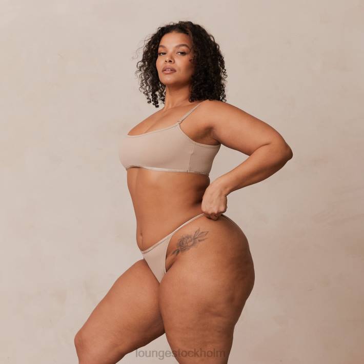 Lounge kvinnor mink underkläder FP6J180 oumbärlig bralette & stringtrosa/trosa