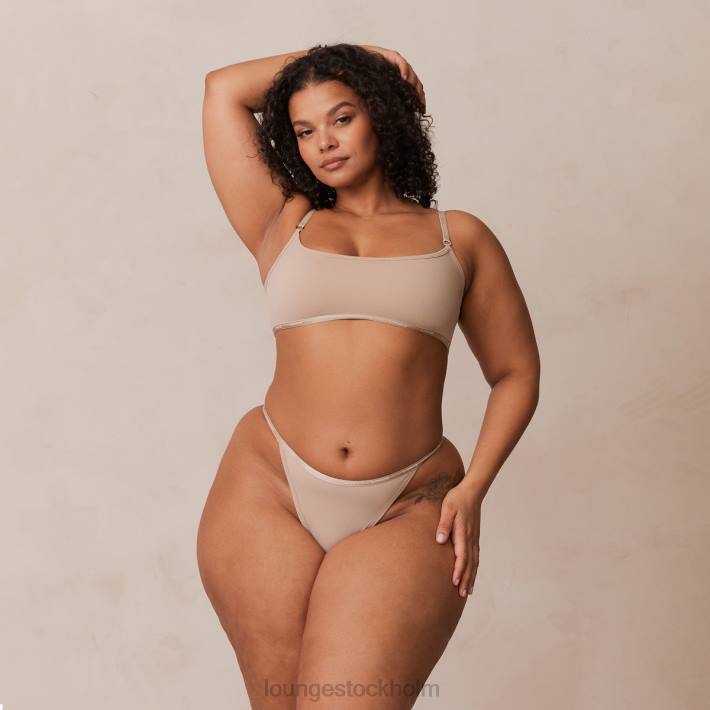 Lounge kvinnor mink underkläder FP6J180 oumbärlig bralette & stringtrosa/trosa