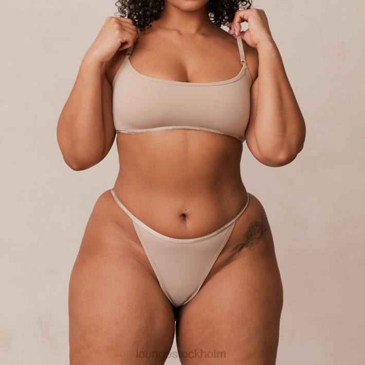 Lounge kvinnor mink underkläder FP6J180 oumbärlig bralette & stringtrosa/trosa