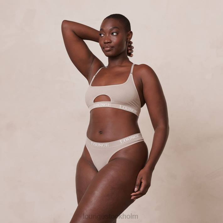 Lounge kvinnor mink underkläder FP6J190 sömlös BH & stringtrosa/kalsonger set