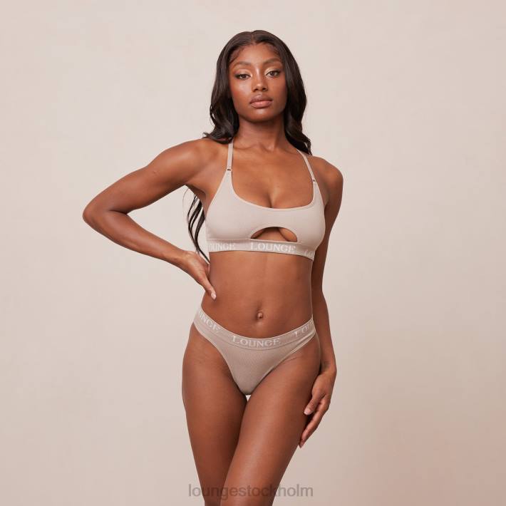 Lounge kvinnor mink underkläder FP6J190 sömlös BH & stringtrosa/kalsonger set