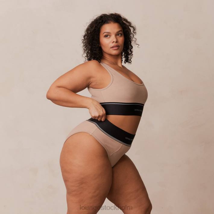 Lounge kvinnor mink underkläder FP6J237 bralette & trosor set