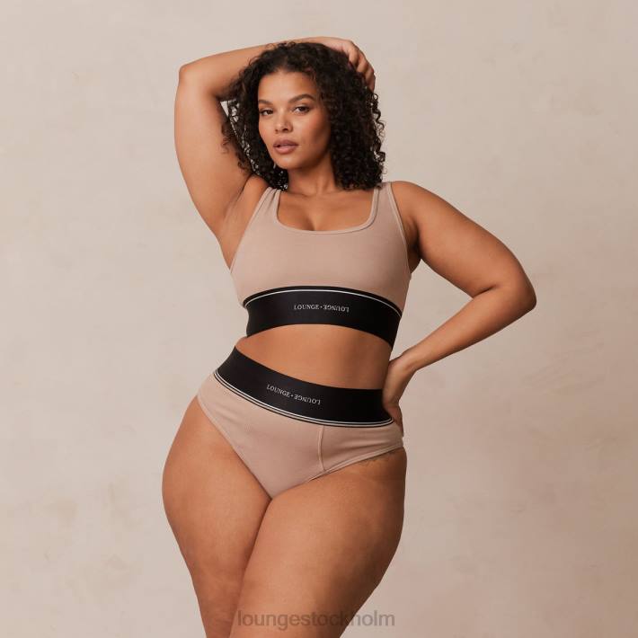 Lounge kvinnor mink underkläder FP6J237 bralette & trosor set