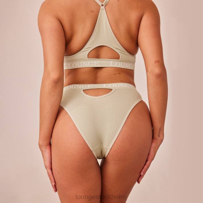 Lounge kvinnor oliv underkläder FP6J209 sömlös BH & stringtrosa/kalsonger set