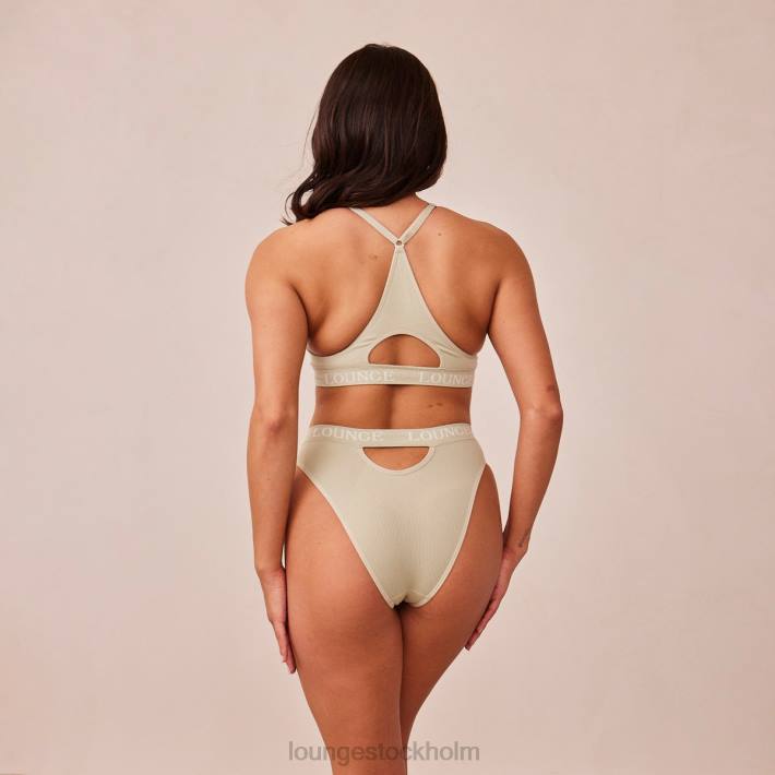 Lounge kvinnor oliv underkläder FP6J209 sömlös BH & stringtrosa/kalsonger set