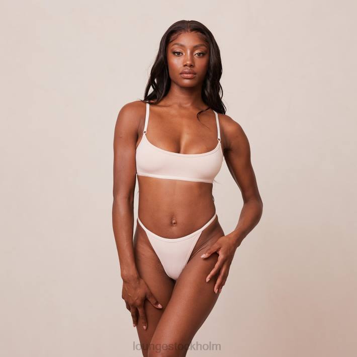 Lounge kvinnor ros rosa underkläder FP6J182 oumbärlig bralette & stringtrosa/trosa