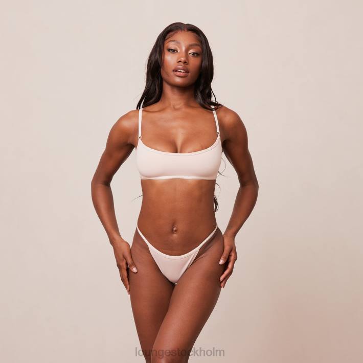 Lounge kvinnor ros rosa underkläder FP6J182 oumbärlig bralette & stringtrosa/trosa