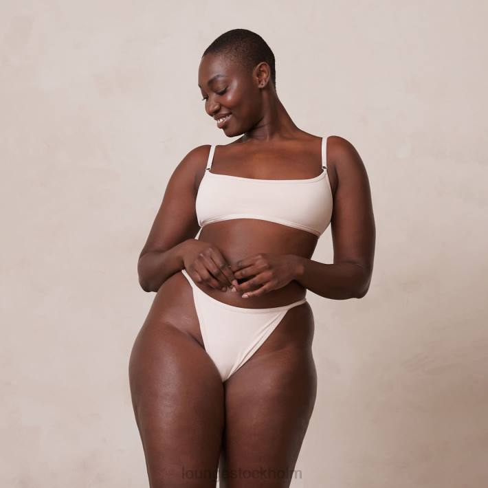 Lounge kvinnor ros rosa underkläder FP6J182 oumbärlig bralette & stringtrosa/trosa