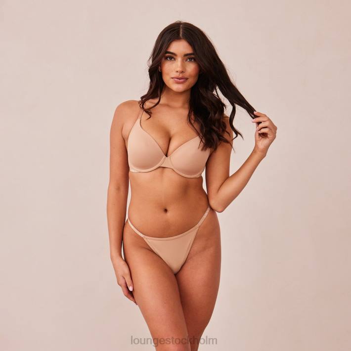 Lounge kvinnor honung underkläder FP6J112 smidig klassisk t-shirt BH & stringtrosa/kalsonger