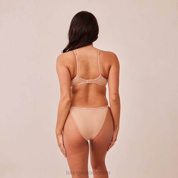 Lounge kvinnor honung underkläder FP6J112 smidig klassisk t-shirt BH & stringtrosa/kalsonger