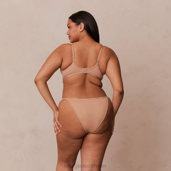 Lounge kvinnor honung underkläder FP6J112 smidig klassisk t-shirt BH & stringtrosa/kalsonger