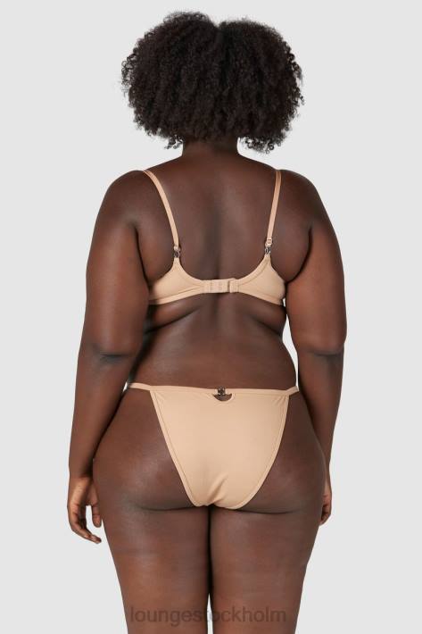 Lounge kvinnor honung underkläder FP6J79 skulpterad push-up t-shirt BH & stringtrosa/kalsonger