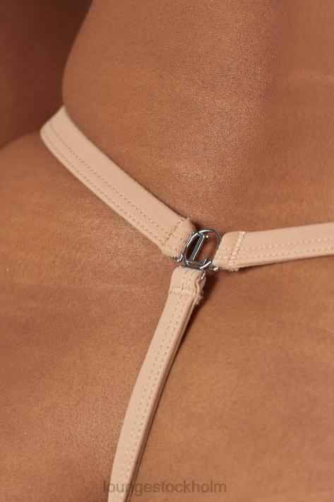 Lounge kvinnor honung underkläder FP6J79 skulpterad push-up t-shirt BH & stringtrosa/kalsonger