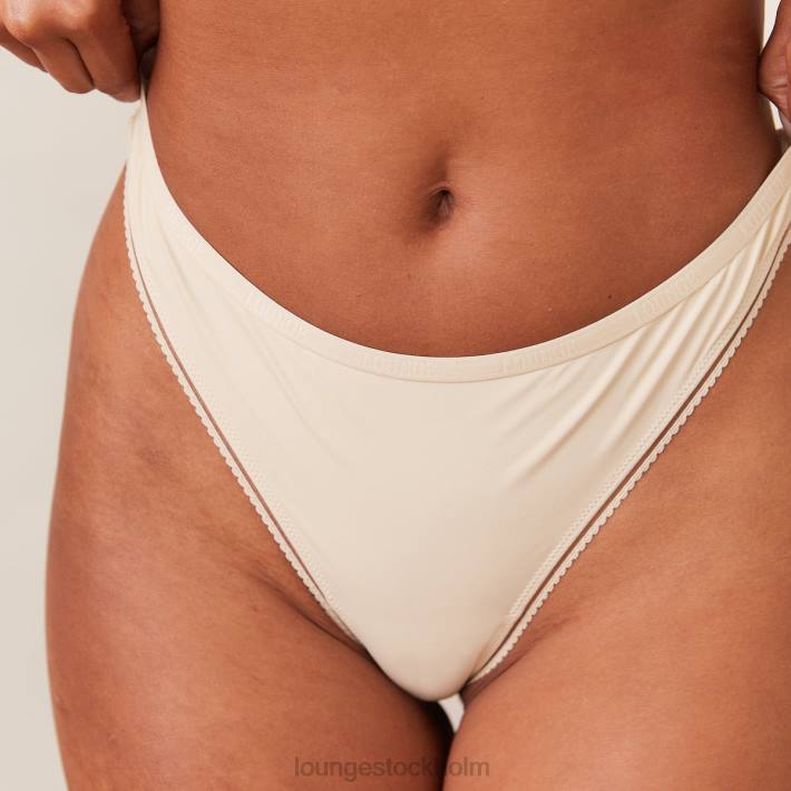 Lounge kvinnor latte underkläder FP6J162 komfort push-up t-shirt bh & string set