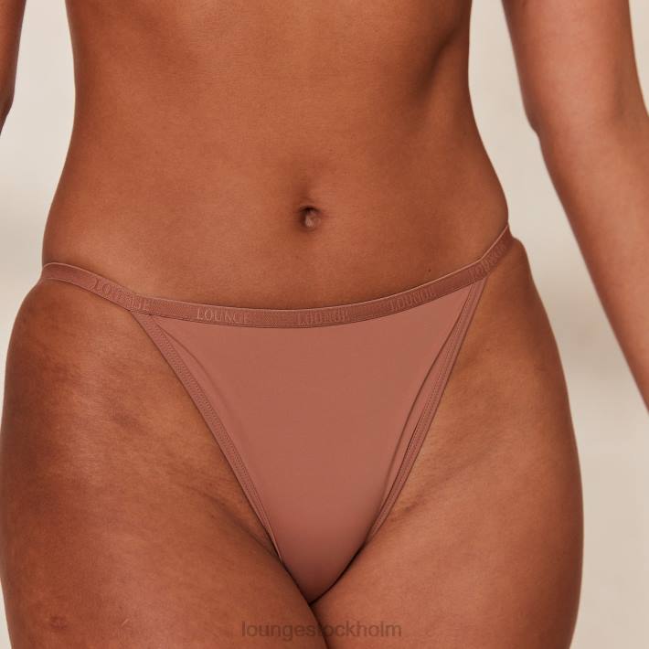 Lounge kvinnor mocka underkläder FP6J118 din vardagliga t-shirt BH & stringtrosa/kalsonger