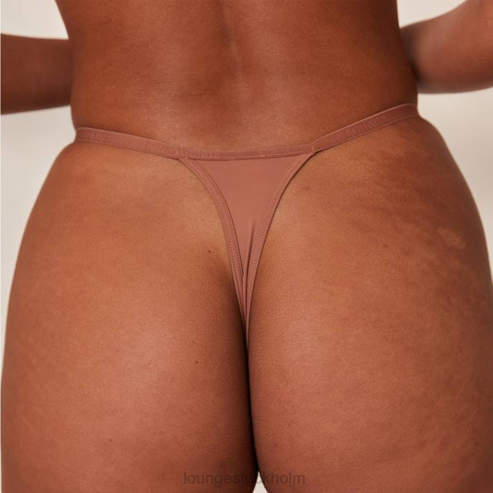 Lounge kvinnor mocka underkläder FP6J118 din vardagliga t-shirt BH & stringtrosa/kalsonger