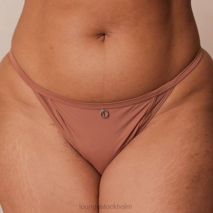 Lounge kvinnor mocka underkläder FP6J121 klassisk t-shirt-bh & stringtrosa/trosa set