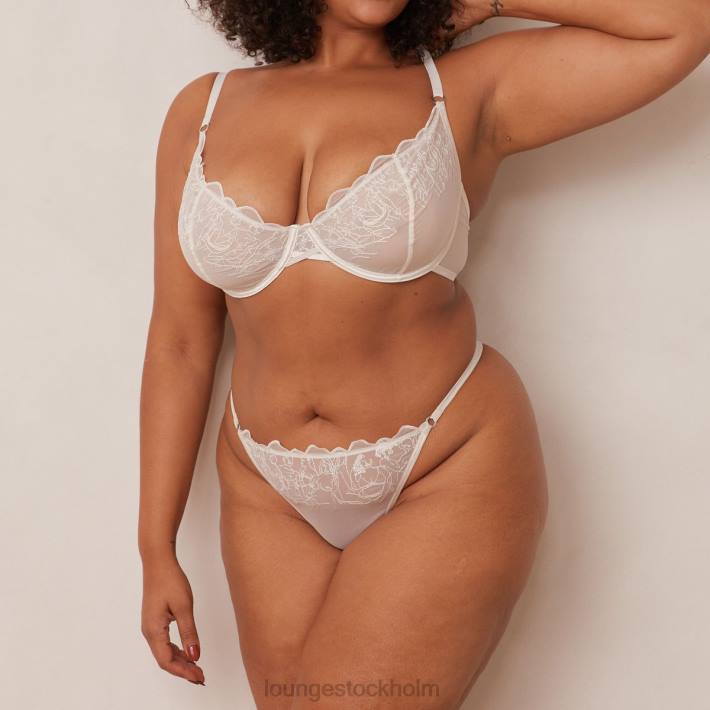 Lounge kvinnor pärla underkläder FP6J20 illustration balkong BH & stringtrosa/trosa set