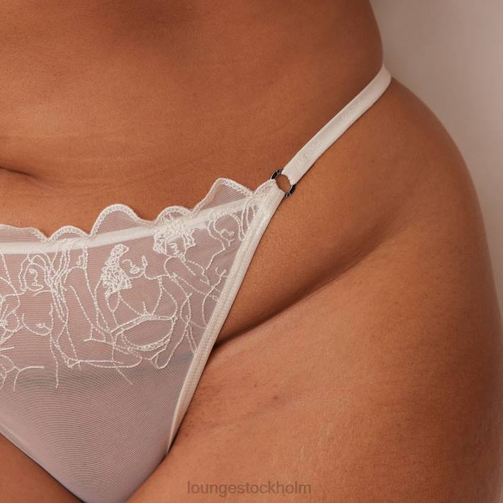 Lounge kvinnor pärla underkläder FP6J20 illustration balkong BH & stringtrosa/trosa set