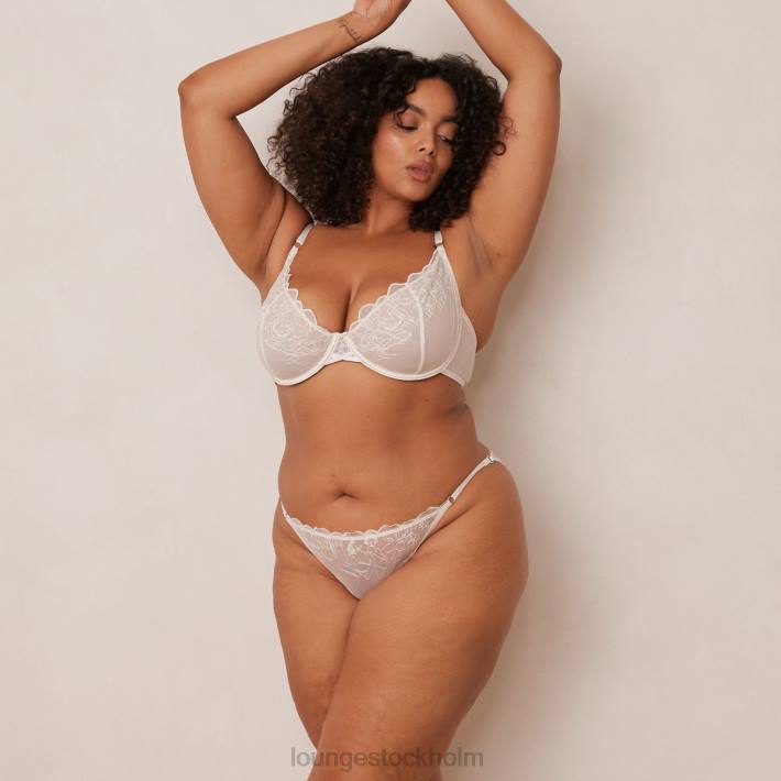 Lounge kvinnor pärla underkläder FP6J20 illustration balkong BH & stringtrosa/trosa set