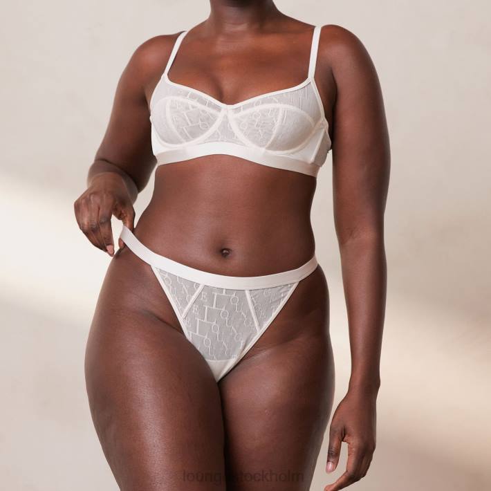 Lounge kvinnor pärla underkläder FP6J98 chic balkong-bh & string-set