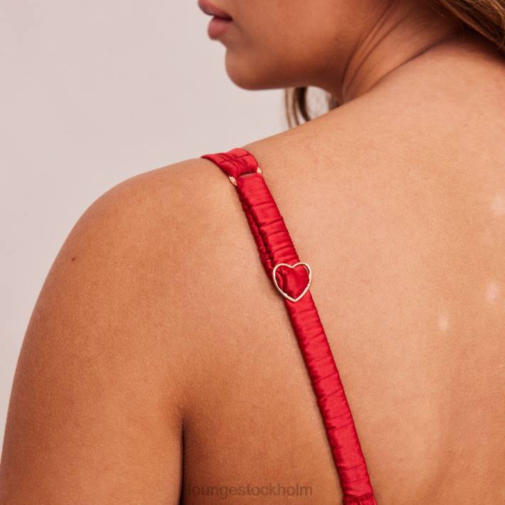 Lounge kvinnor rödbrun underkläder FP6J140 cherish balkong bh & g-string set