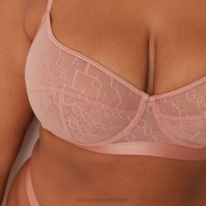 Lounge kvinnor rosa underkläder FP6J97 chic balkong-bh & string-set