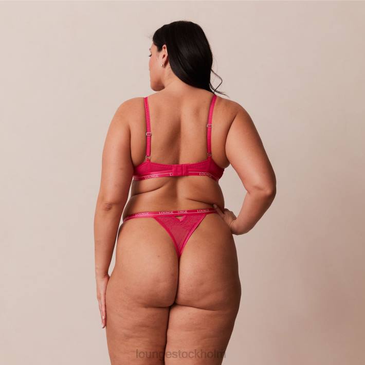 Lounge kvinnor skrikrosa underkläder FP6J56 royal balkong bh & string set