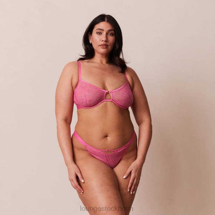 Lounge kvinnor skrikrosa underkläder FP6J58 grace bh & string set
