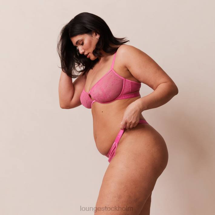Lounge kvinnor skrikrosa underkläder FP6J58 grace bh & string set