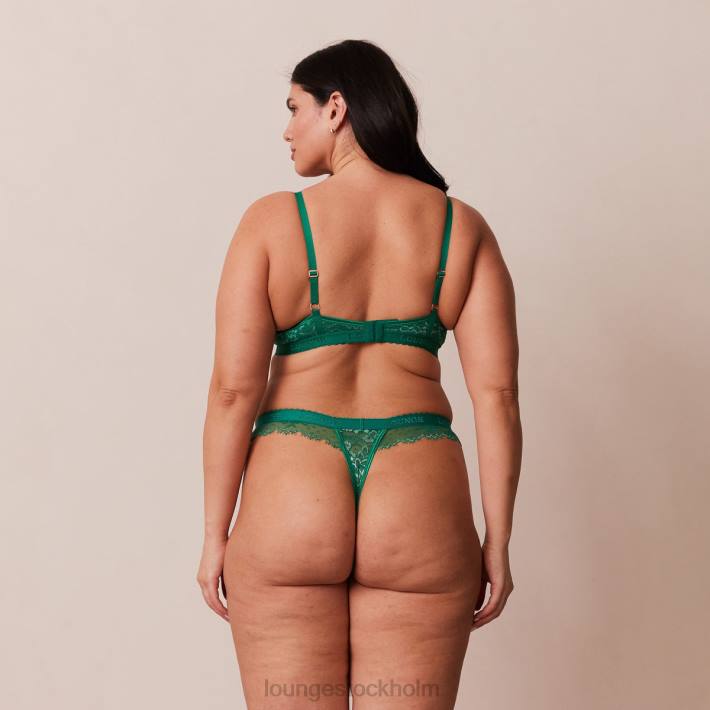 Lounge kvinnor smaragd underkläder FP6J101 desire balkong bh & string/trosa set