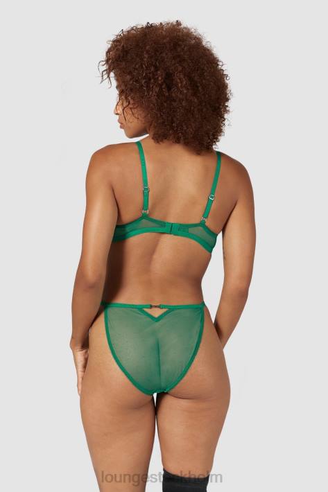 Lounge kvinnor smaragd underkläder FP6J160 flirt balkong bh & g-string/trosa set