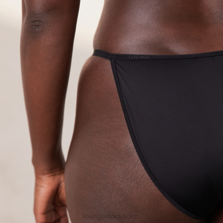 Lounge kvinnor svart underkläder FP6J124 din vardagliga t-shirt BH & stringtrosa/kalsonger