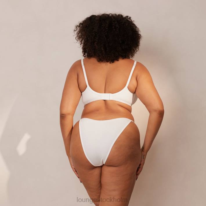 Lounge kvinnor vit underkläder FP6J150 smidig klassisk t-shirt BH & stringtrosa/kalsonger