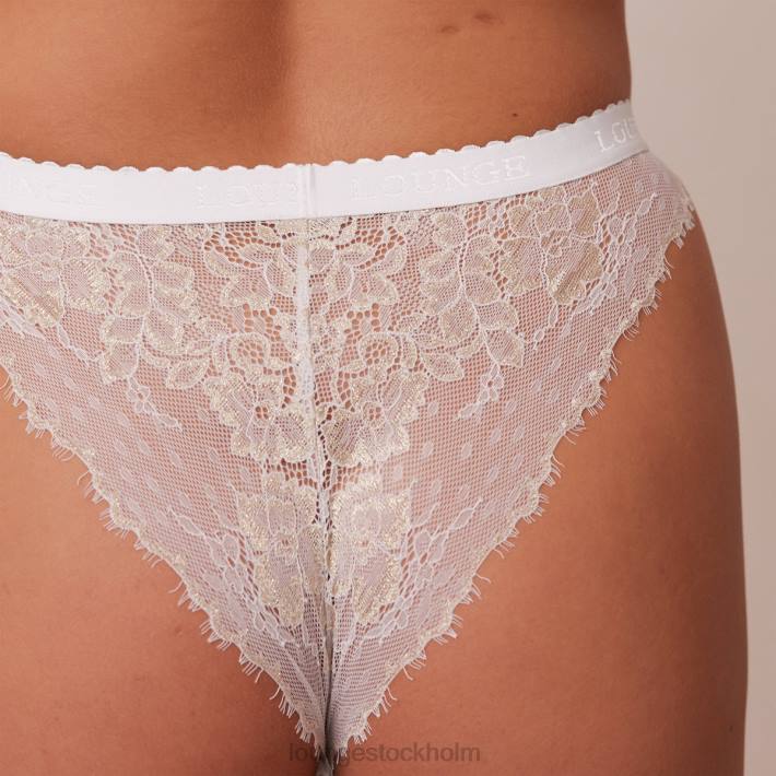 Lounge kvinnor vit underkläder FP6J29 desire balkong bh & string/trosa set