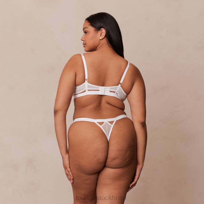 Lounge kvinnor vit underkläder FP6J61 grace bh & string set