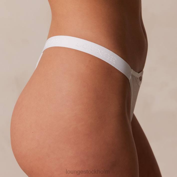 Lounge kvinnor vit underkläder FP6J61 grace bh & string set