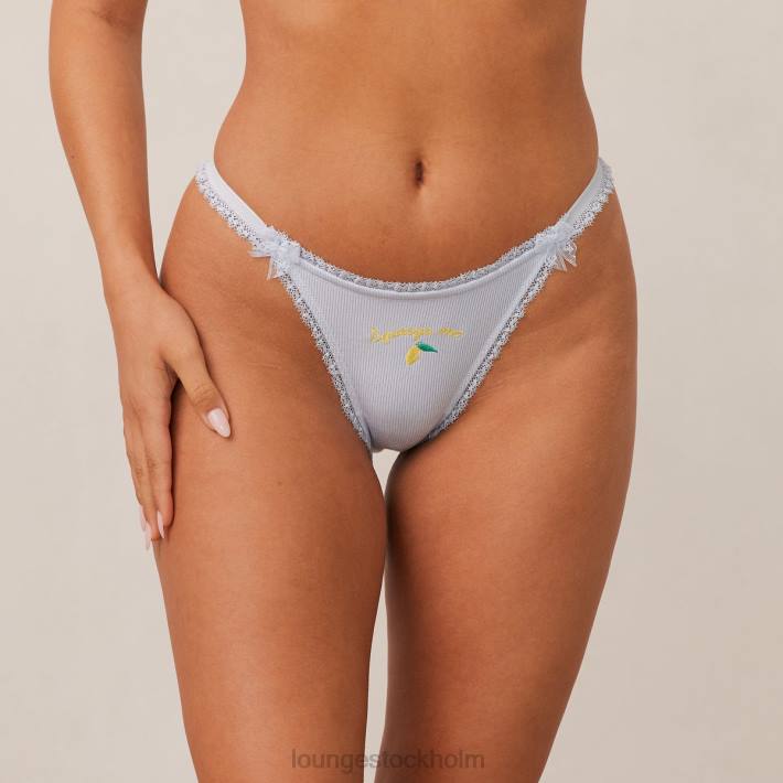 Lounge kvinnor blå underkläder FP6J467 fruktiga 'squeeze me'-trosor