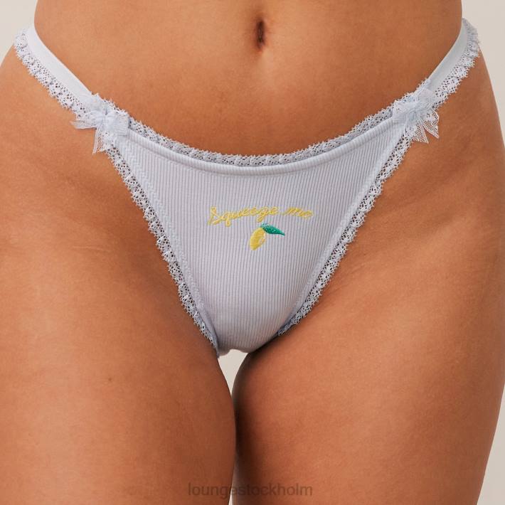 Lounge kvinnor blå underkläder FP6J467 fruktiga \'squeeze me\'-trosor