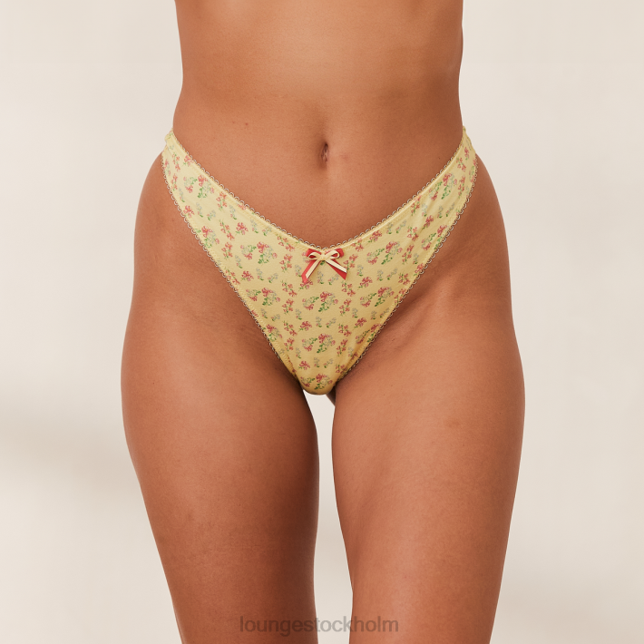Lounge kvinnor citron blommig underkläder FP6J443 söt g-sträng