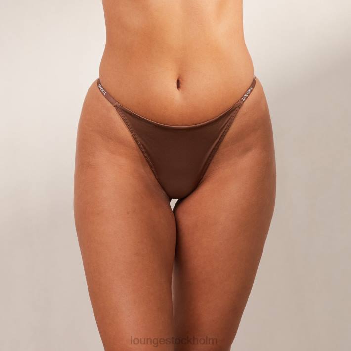 Lounge kvinnor kastanj underkläder FP6J240 lyx stringtrosa