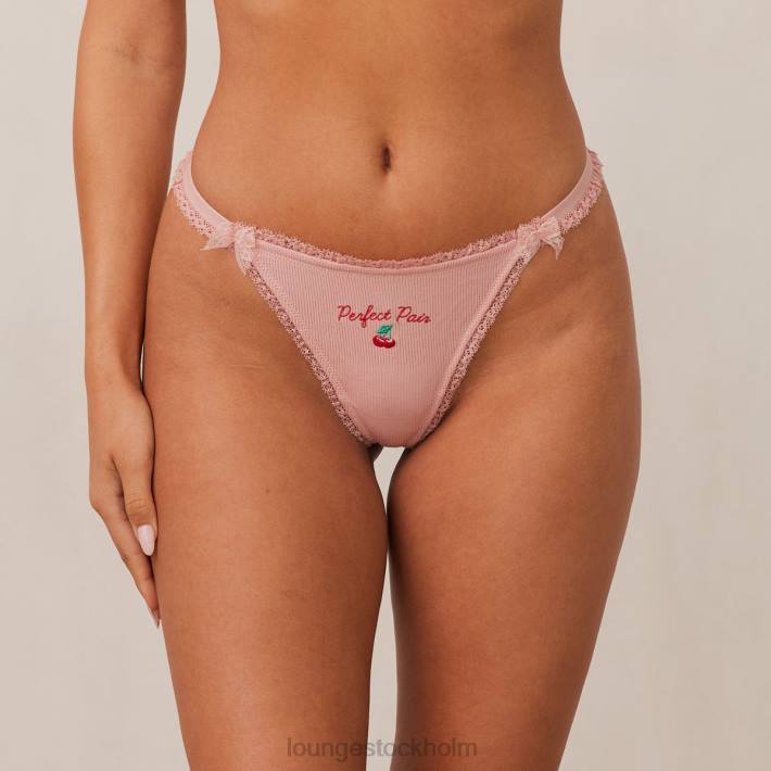 Lounge kvinnor rosa underkläder FP6J534 fruktig 'perfekt par' g-sträng