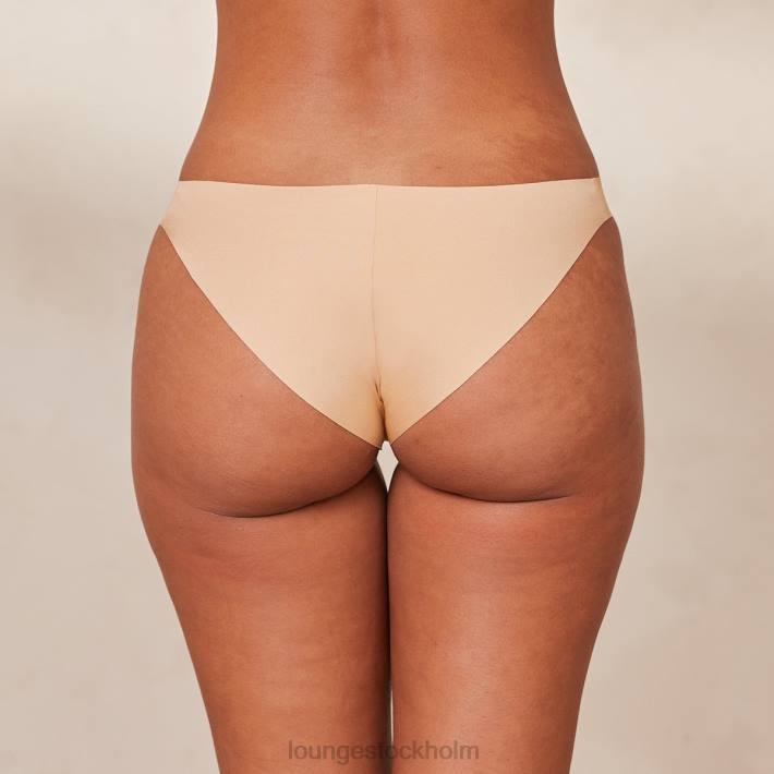 Lounge kvinnor sand underkläder FP6J762 sömlösa no show fräcka trosor x2